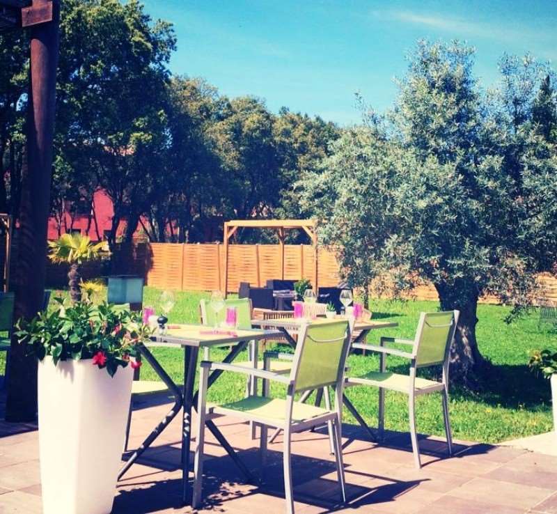Hotel Domaine Le Milos Кастри Ресторан фото